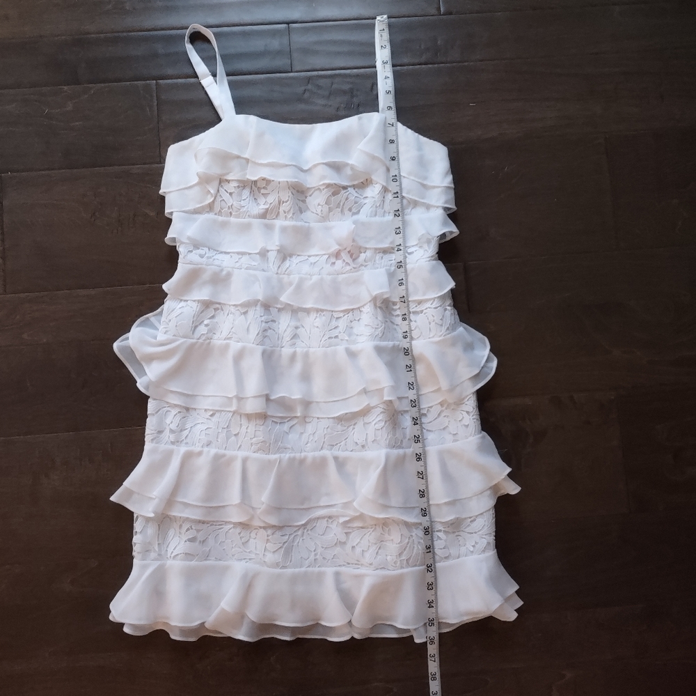 Lilly Pulitzer NWT Olive Dress Lace Ruffle White - Picture 16 of 16